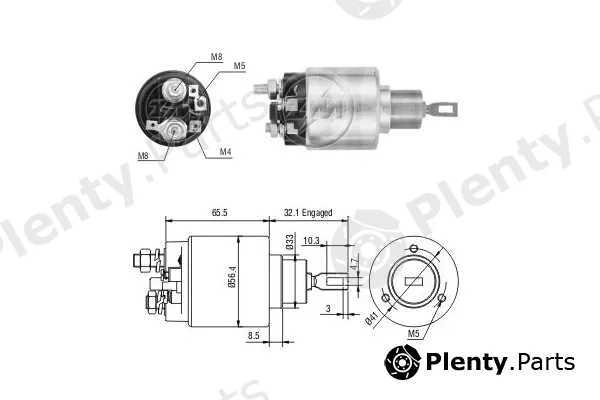 ERA ZM474 — Solenoid Switch, starter