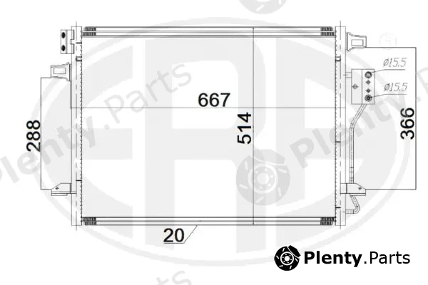 ERA 667186 — Condenser, air conditioning