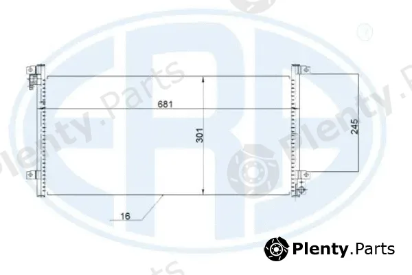 ERA 667218 — Condenser, air conditioning