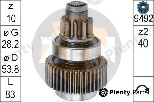 ERA ZN0817 — Freewheel Gear, starter