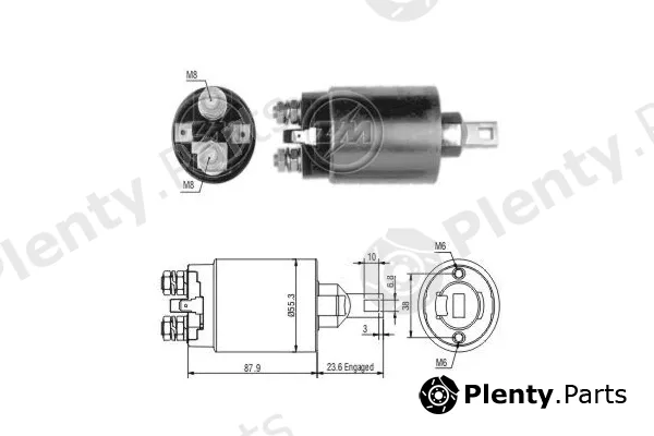 ERA ZM891 — Solenoid Switch, starter