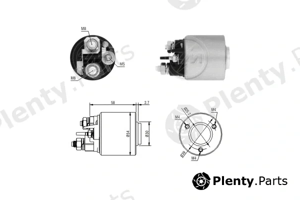 ERA ZM3494 — Solenoid Switch, starter