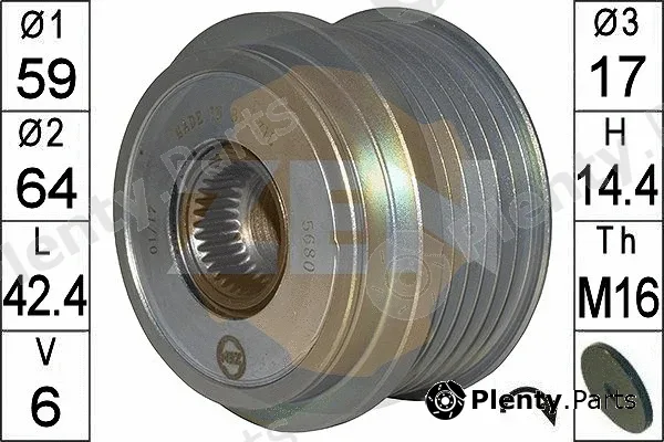 ERA ZN5680 — Alternator Freewheel Clutch
