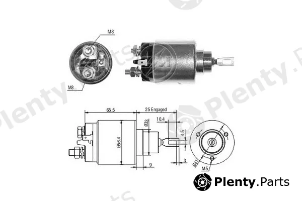 ERA ZM2777 — Solenoid Switch, starter