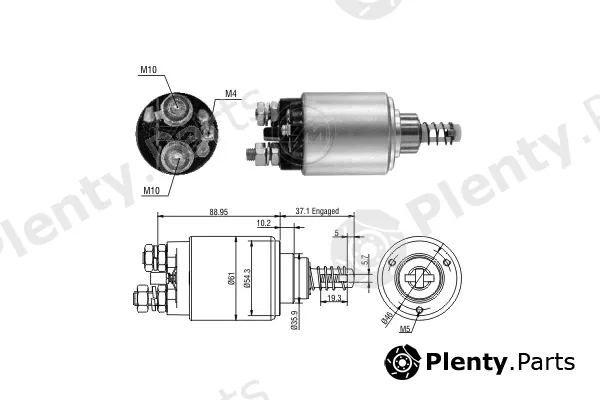 ERA ZM2639 — Solenoid Switch, starter