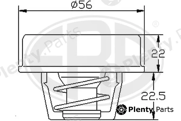 ERA 350350 — Thermostat, coolant