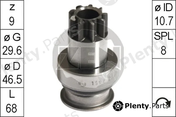 ERA ZN1592 — Freewheel Gear, starter