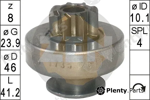 ERA ZN1735 — Freewheel Gear, starter