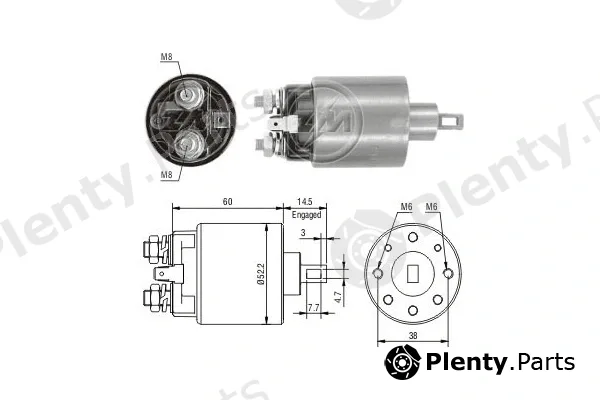 ERA ZM710 — Solenoid Switch, starter