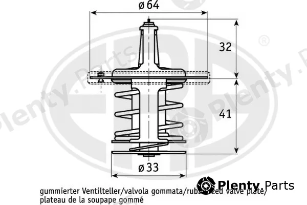 ERA 350303 — Thermostat, coolant