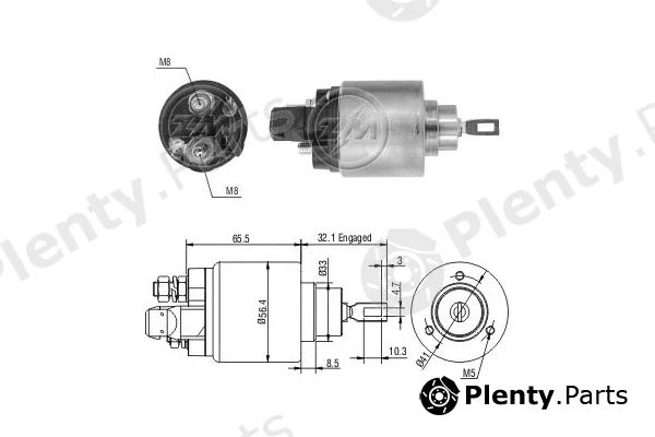 ERA ZM972 — Solenoid Switch, starter