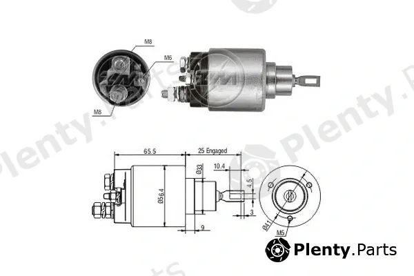 ERA ZM1974 — Solenoid Switch, starter