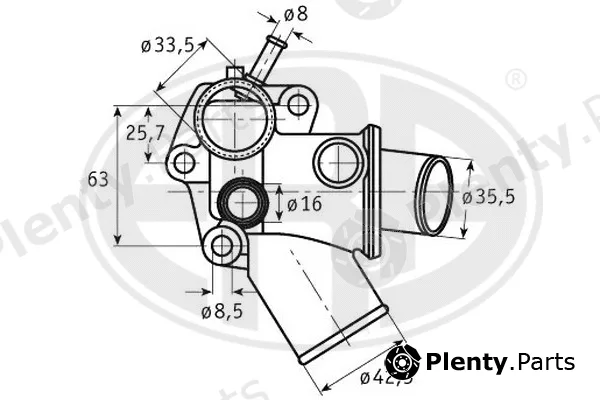 ERA 350270 — Thermostat, coolant