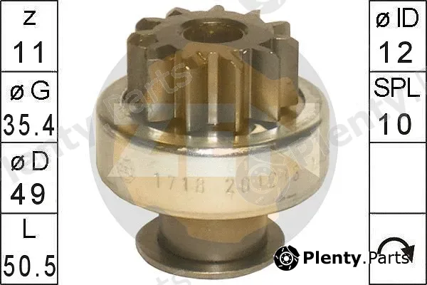 ERA ZN1718 — Freewheel Gear, starter