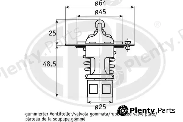 ERA 350232A — Thermostat, coolant