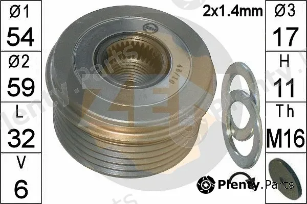 ERA ZN5679 — Alternator Freewheel Clutch
