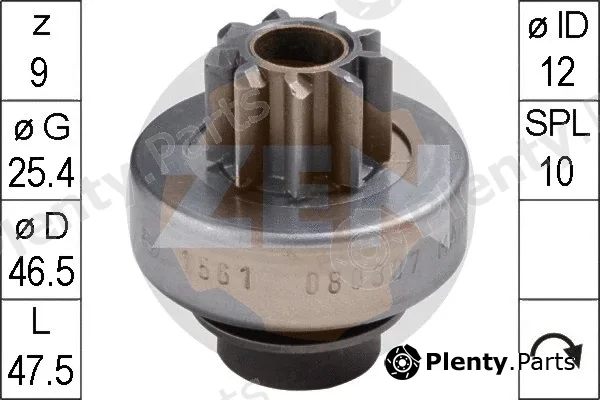 ERA ZN1561 — Freewheel Gear, starter
