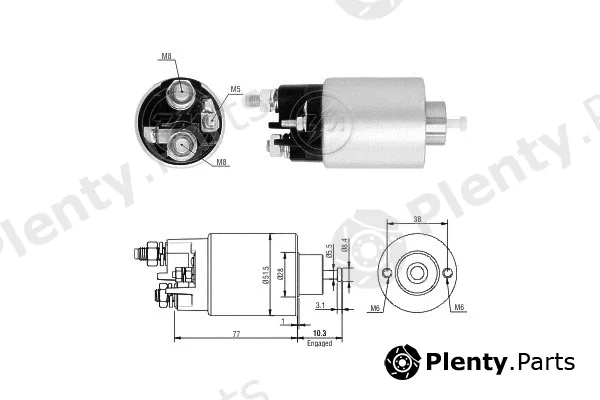 ERA ZM5993 — Solenoid Switch, starter