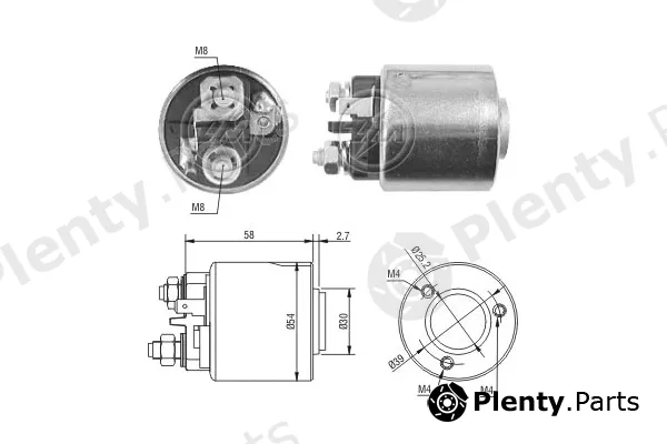 ERA ZM1491 — Solenoid Switch, starter
