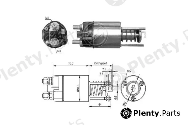 ERA ZM7651 — Solenoid Switch, starter