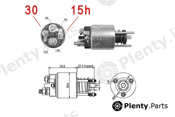 ERA ZM3396 — Solenoid Switch, starter