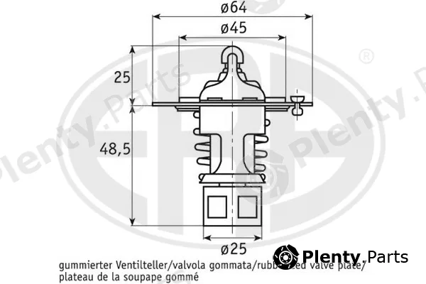 ERA 350232 — Thermostat, coolant
