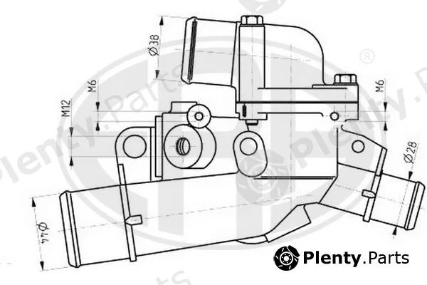 ERA 350344 — Thermostat, coolant