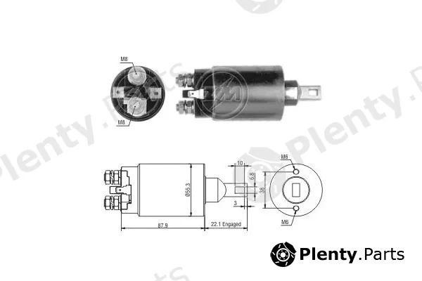 ERA ZM1891 — Solenoid Switch, starter
