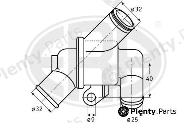 ERA 350165 — Thermostat, coolant