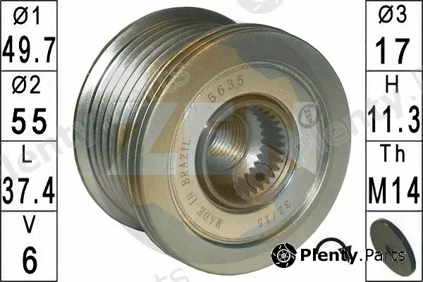 ERA ZN5635 — Alternator Freewheel Clutch
