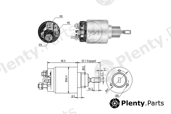 ERA ZM473 — Solenoid Switch, starter