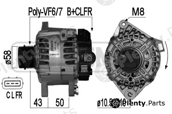 ERA 209004 — Alternator