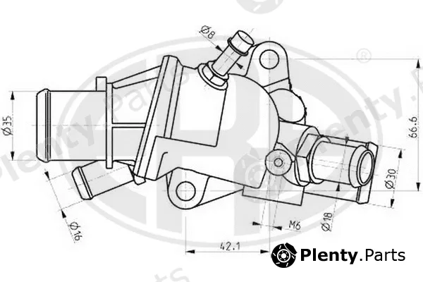 ERA 350341 — Thermostat, coolant
