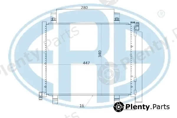 ERA 667256 — Condenser, air conditioning