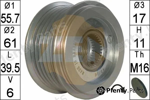 ERA ZN5677 — Alternator Freewheel Clutch
