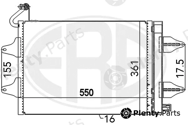 ERA 667017 — Condenser, air conditioning