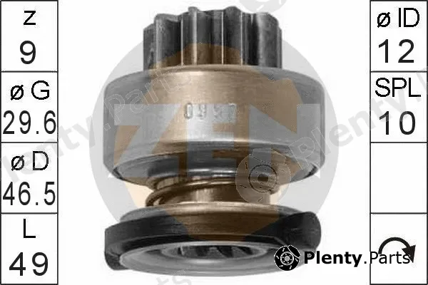ERA ZN0997 — Freewheel Gear, starter