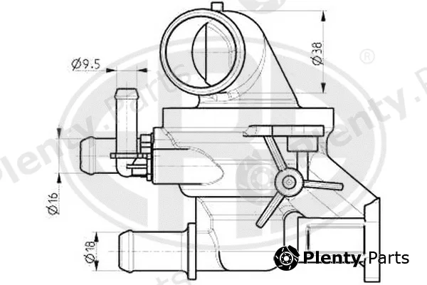 ERA 350113 — Thermostat, coolant