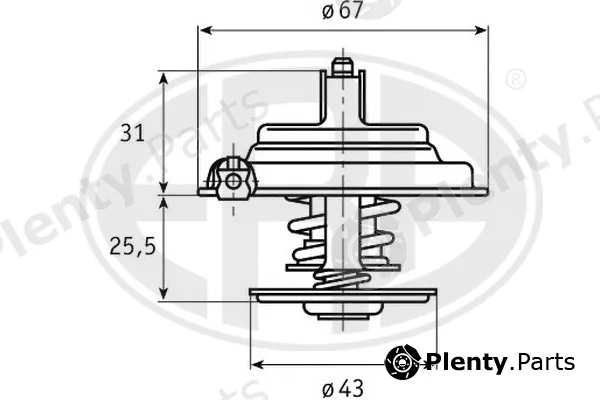 ERA 350230 — Thermostat, coolant