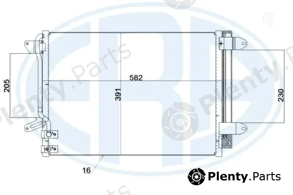 ERA 667244 — Condenser, air conditioning