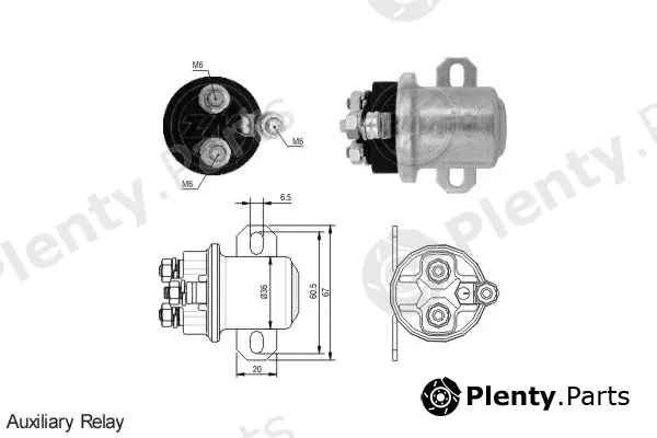 ERA ZM3409 — Solenoid Switch, starter