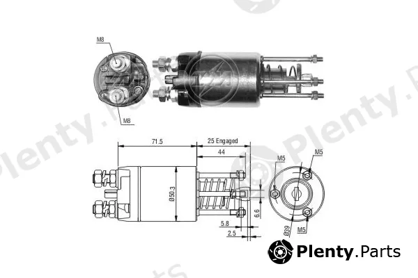 ERA ZM3651 — Solenoid Switch, starter