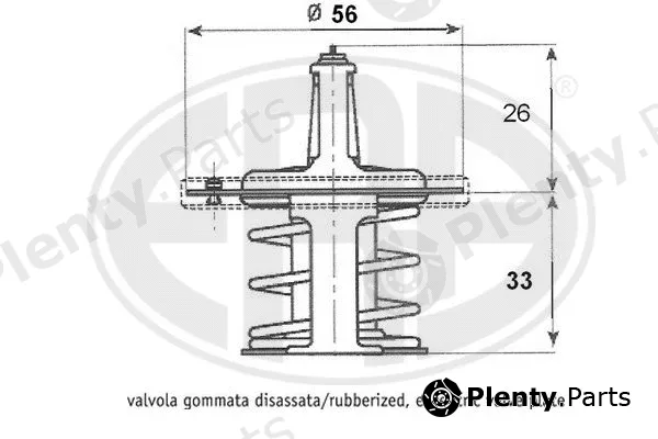 ERA 350280 — Thermostat, coolant