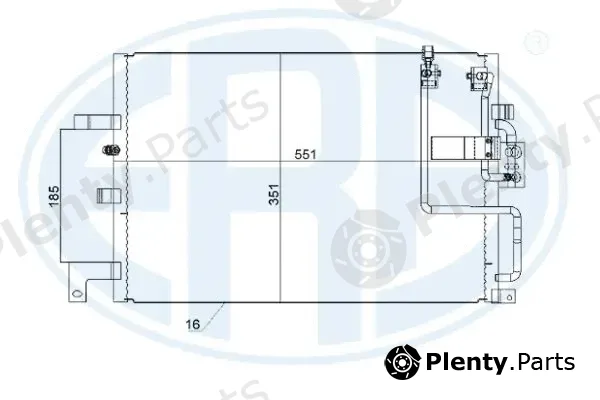 ERA 667208 — Condenser, air conditioning