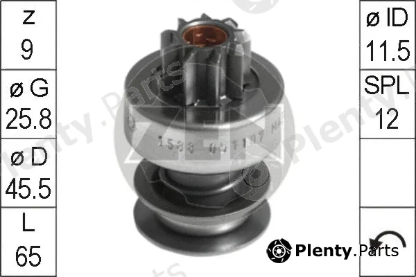 ERA ZN1588 — Freewheel Gear, starter