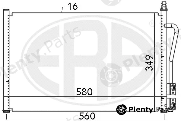 ERA 667007 — Condenser, air conditioning