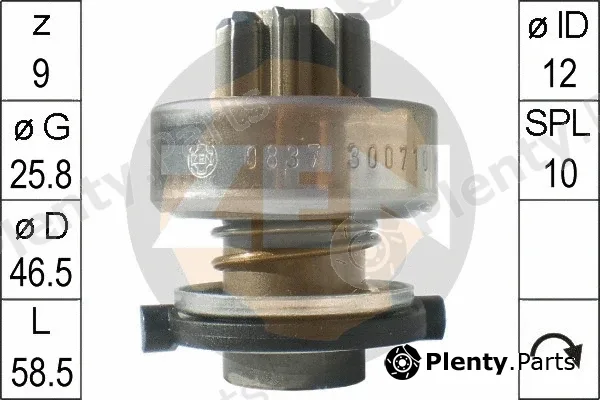 ERA ZN0837 — Freewheel Gear, starter