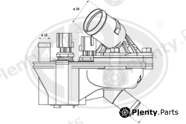 ERA 350349 — Thermostat, coolant