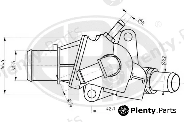 ERA 350244 — Thermostat, coolant