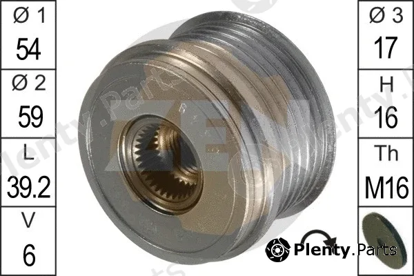 ERA ZN5449 — Alternator Freewheel Clutch